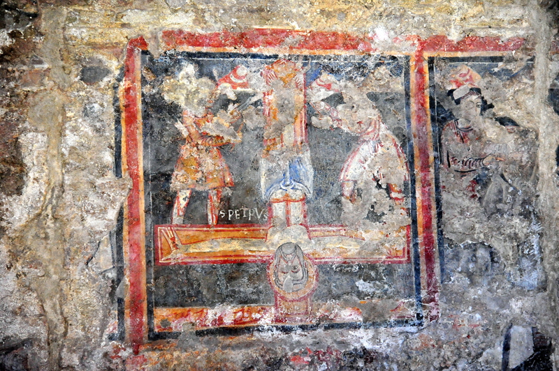 Via_di_S_Balbina-Chiesa_di_S_Balbina-Cappella_della_Crocefissione di Pietro