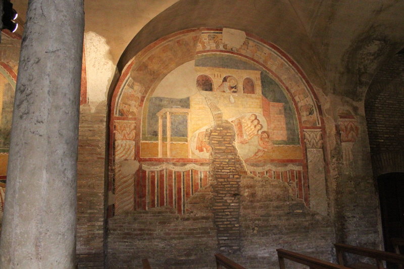 Via_di_San_Saba-Chiesa_di_San_Saba-Quarta_Navata-Affreschi_XIII_sec (4)