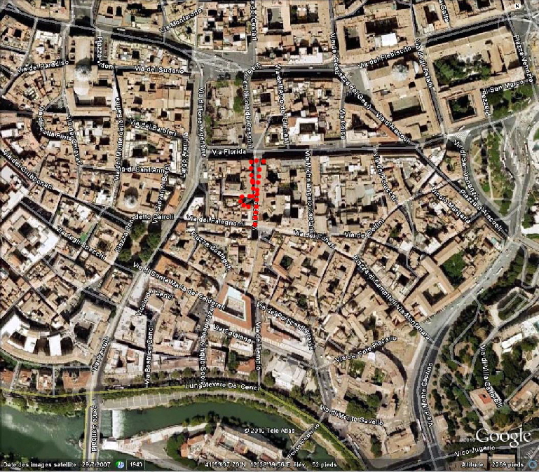 Piazza e via Paganica - Sant'Angelo