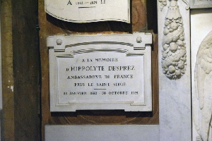 Piazza_di_S_Luigi_dei_Francesi-Chiesa_omonima-Lapide_Hyppolite_Desprez-1882 (62)