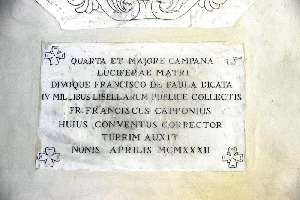 Via_della_Luce-Chiesa_della_Madonna_della_Luce-Lapide_Campana_maggiore-1932