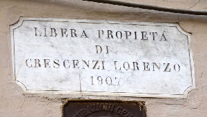 Via_della_Lungaretta-Palazzo_al_n_24-Targa_di_proprieta