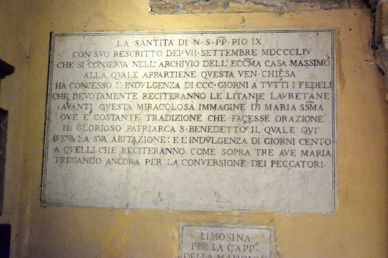 Piazza_in_Piscinula-Chiesa_di_S_Benedetto-Pronao-Pio_IX-1854