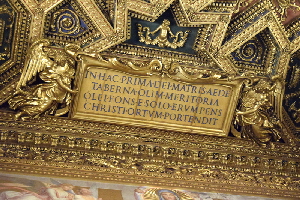 Piazza_di_S_Maria_in_trastevere-Basilica_omonima-Soffitto (4)