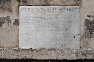 Piazza_di_S_Pietro_in_Montorio-Lapide_Clemente_XI-1714