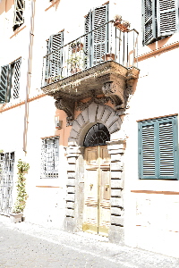 Via_di_S_Francesco_di_Sales-Palazzo_al_n_82-Portone