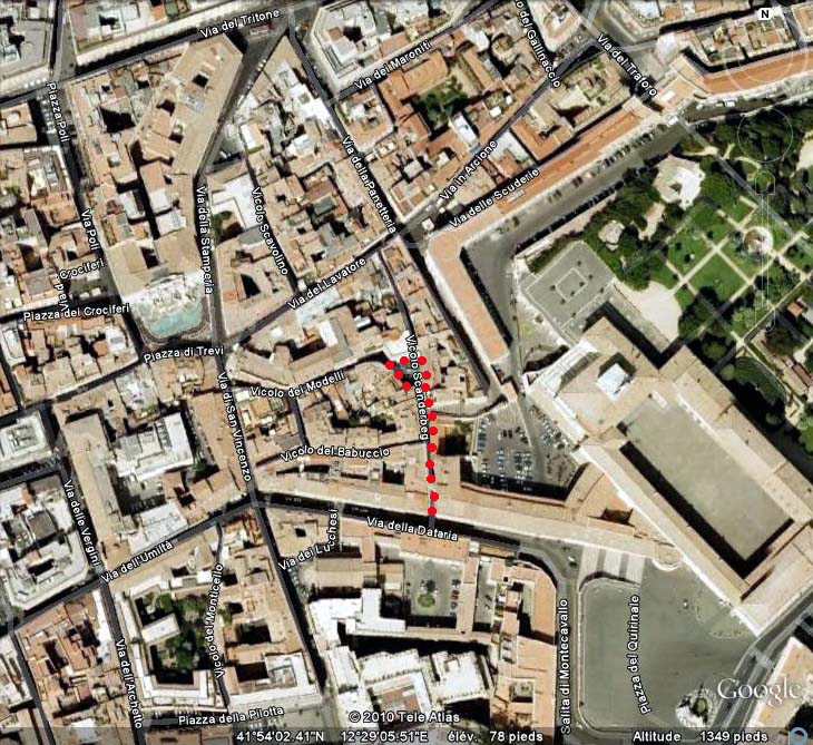 Vicolo Scanderberg - Trevi