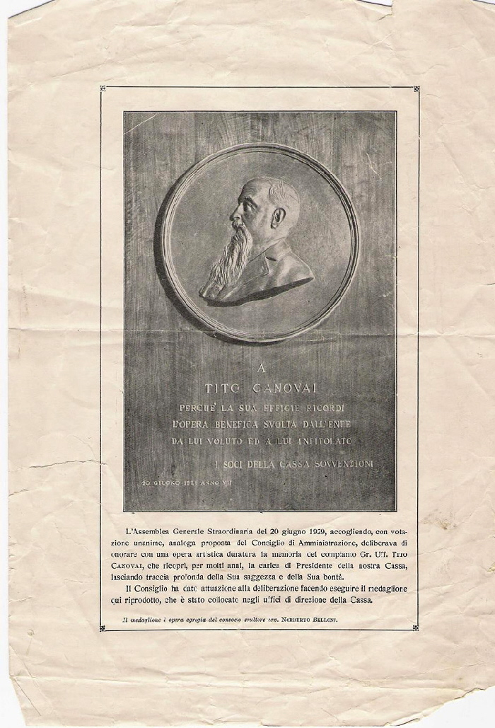 Lapide Tito Canovai